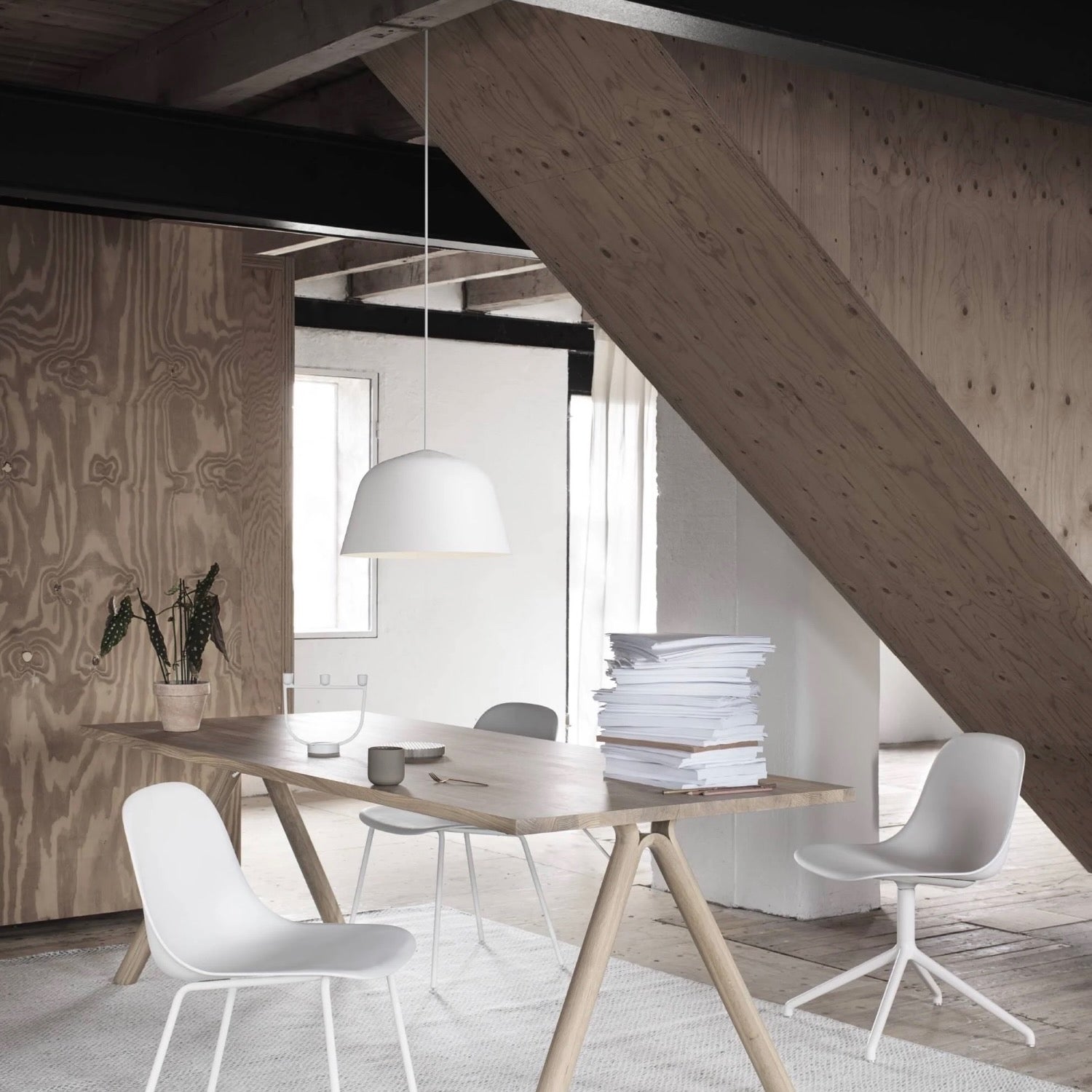 Muuto | Ambit Pendant Light Large Aluminum Bell-Shaped