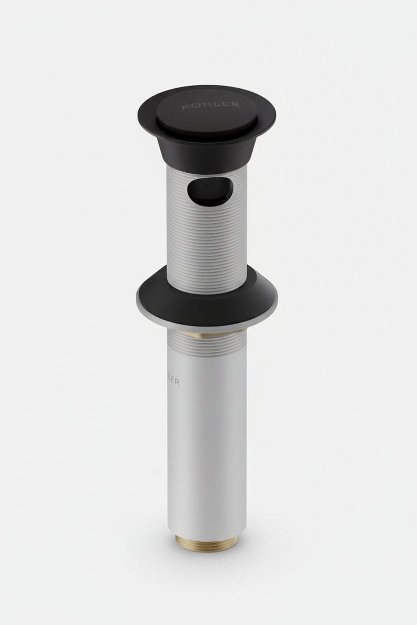 Kohler | Clicker Drain with Overflow in Matte Black
