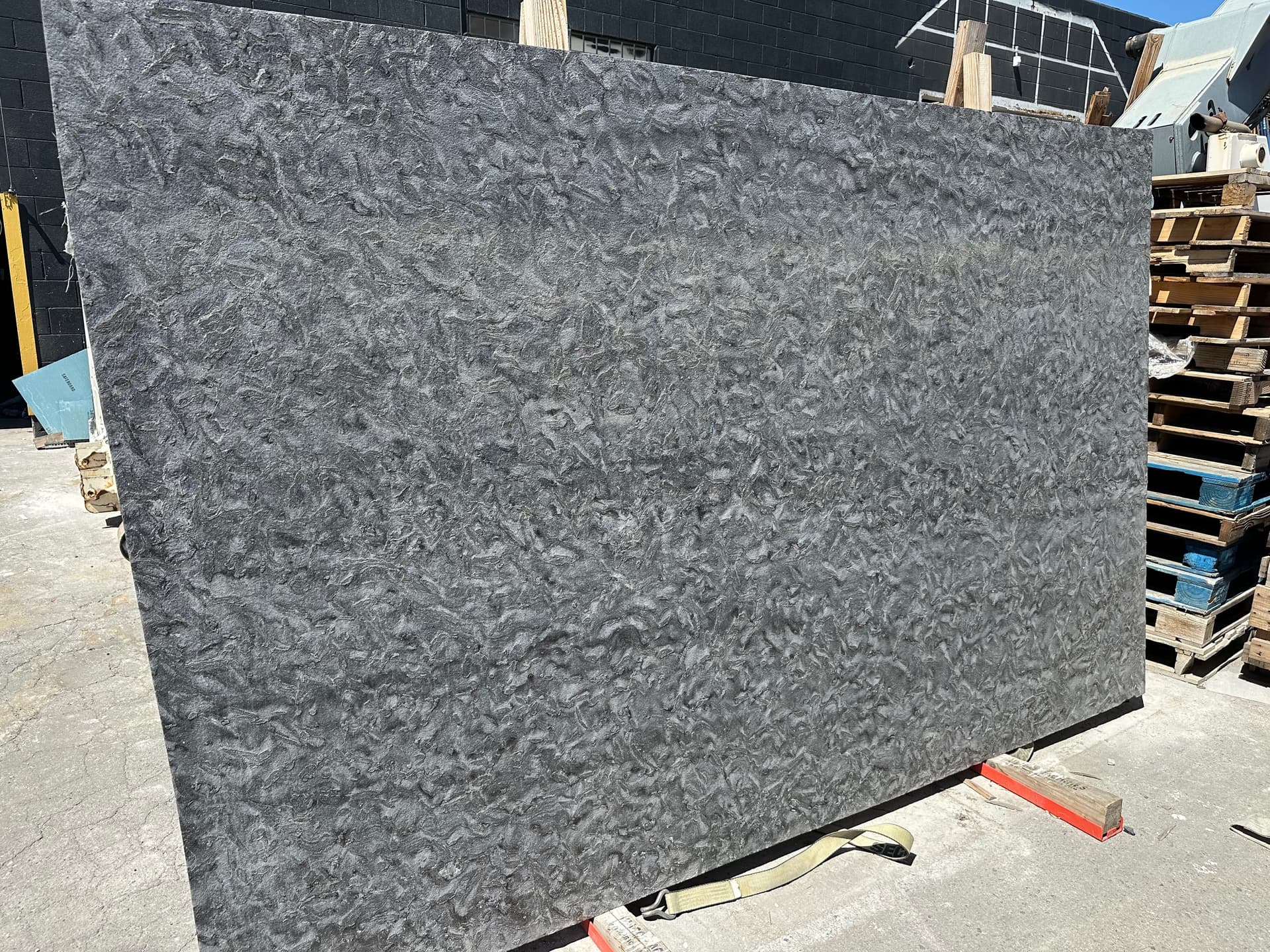 Stoneland USA Matrix Jet waterjet and flamed granite slab, 124"x78"x3/4"