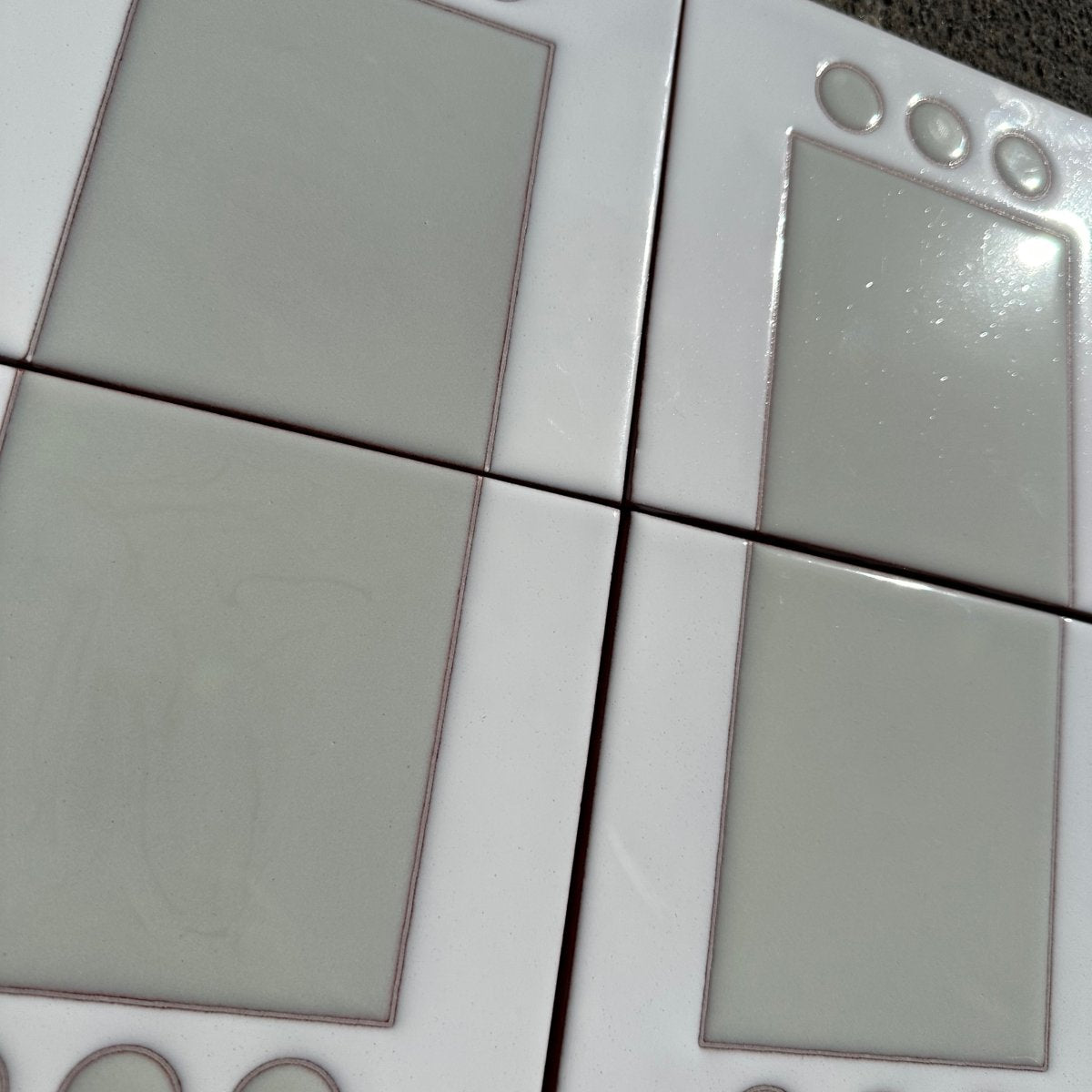 Fireclay Tile | Dot Dash 6x6 Tile in Plein Aire