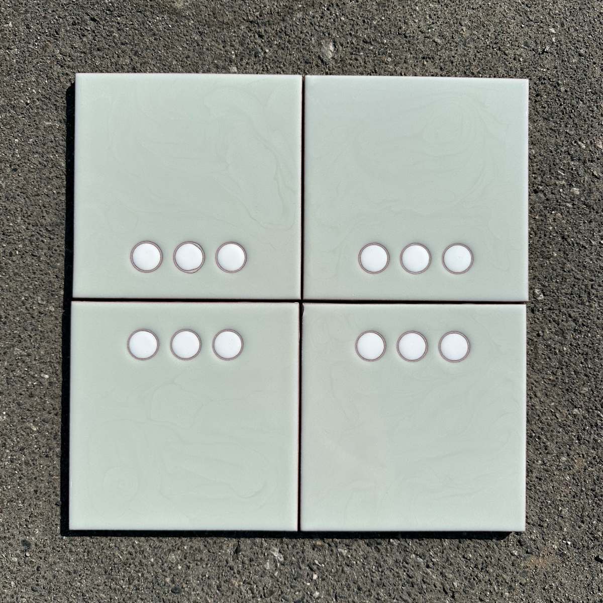 Fireclay Tile | Dot Dash 6x6 Tile in Plein Aire