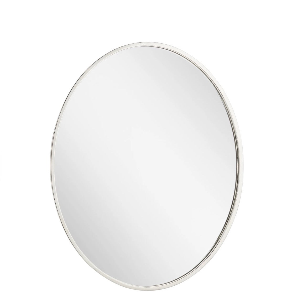Signature Hardware | Amyr 24" W x 31" H Modern Oval Framed Bathroom Wall Mirror