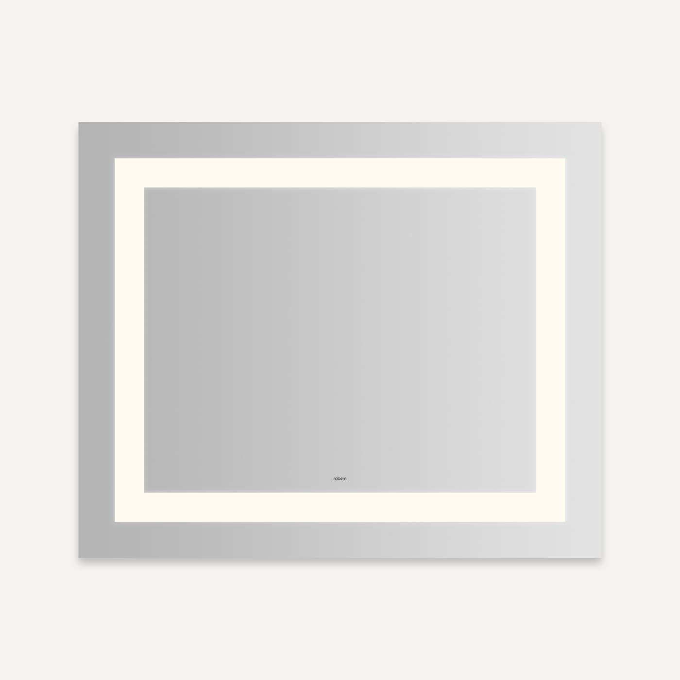 Robern | Vitality Lighted Mirror 36x30x1-3/4" Inset Light Warm 3K Dim Defog