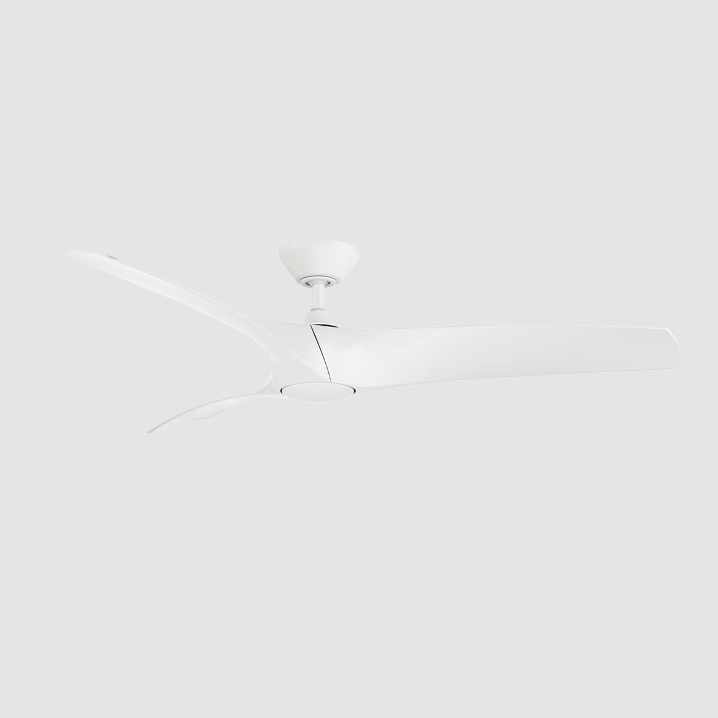 Modern Forms | Zephyr 52" Downrod Ceiling Fan in Matte White