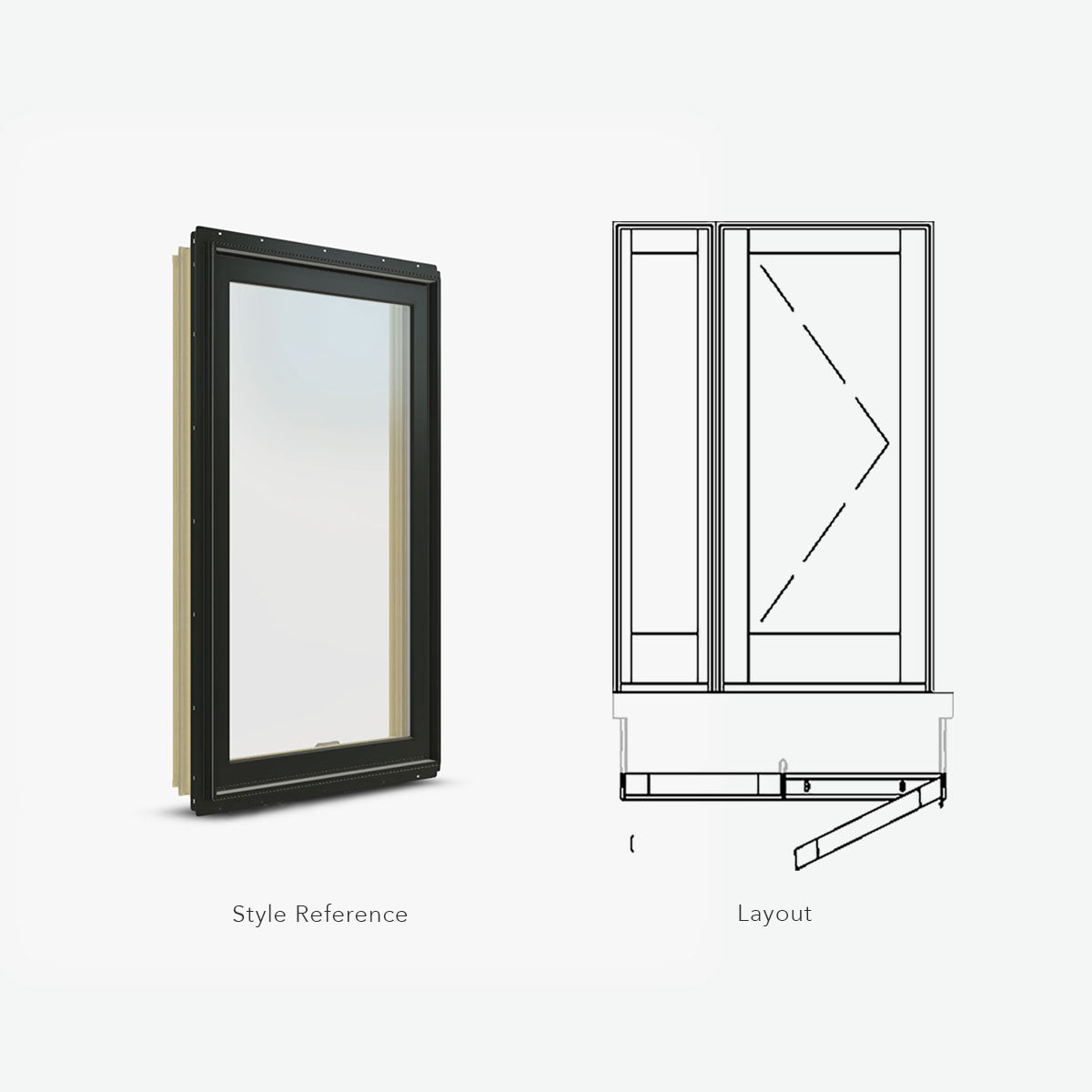 Jeld-Wen | 56.25 X 82.5 2-Panel Outswing Door, Siteline Clad Pine, Chsnt Bronze