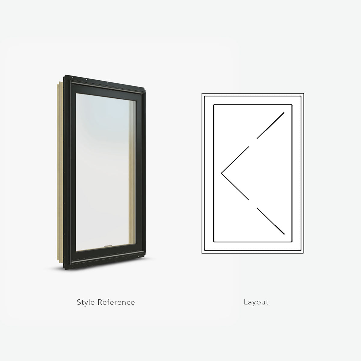 Jeld-Wen | 26 X 42 Casement Window Left Hinge, Siteline Clad Pine, Chsnt Bronze
