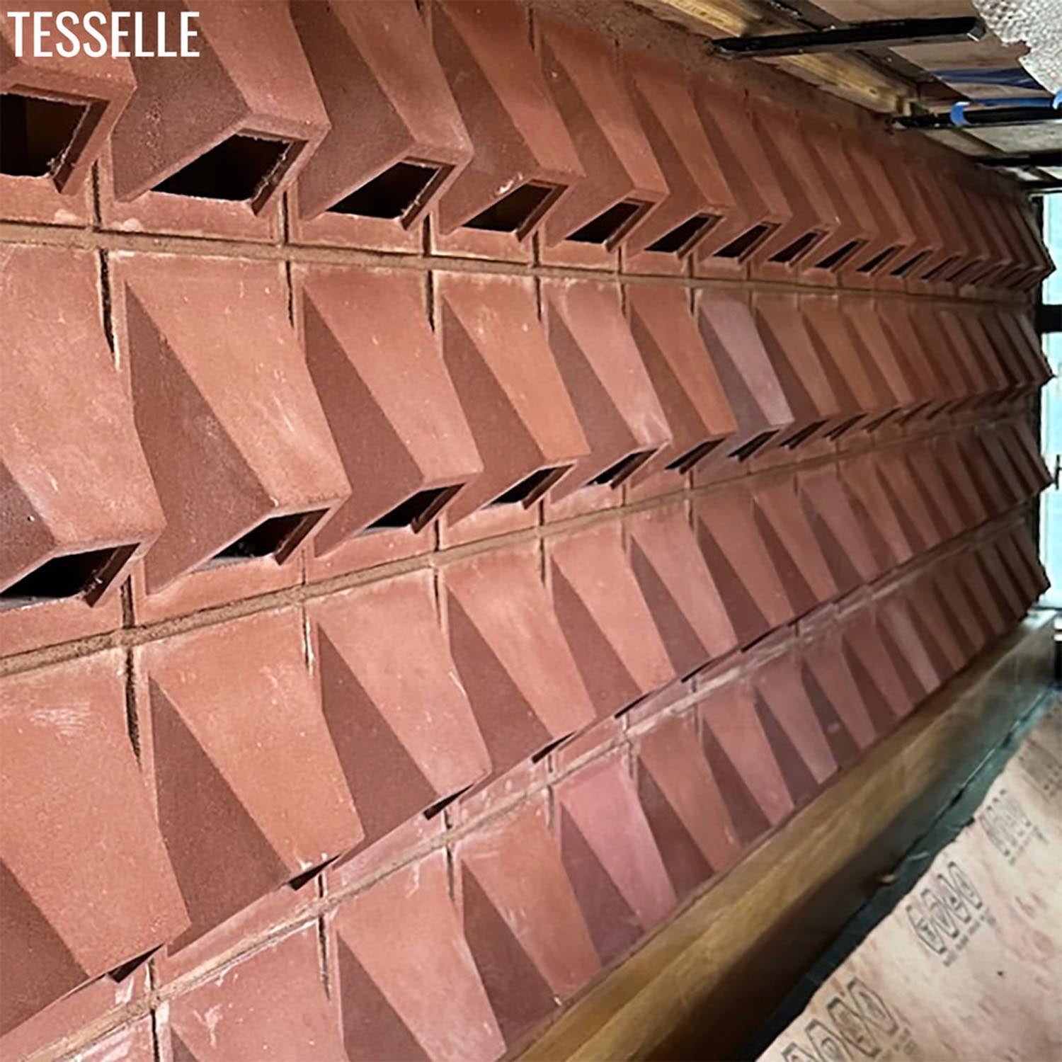Tesselle | Pali Dimensional Dahlia 7.5" Cement Breeze Block