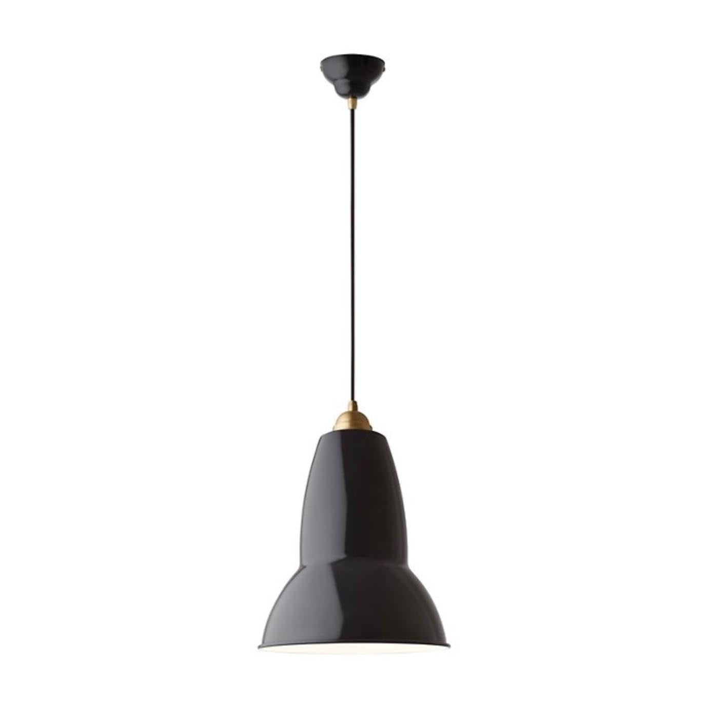 Anglepoise | Original 1227 Brass Maxi Pendant in Jet Black