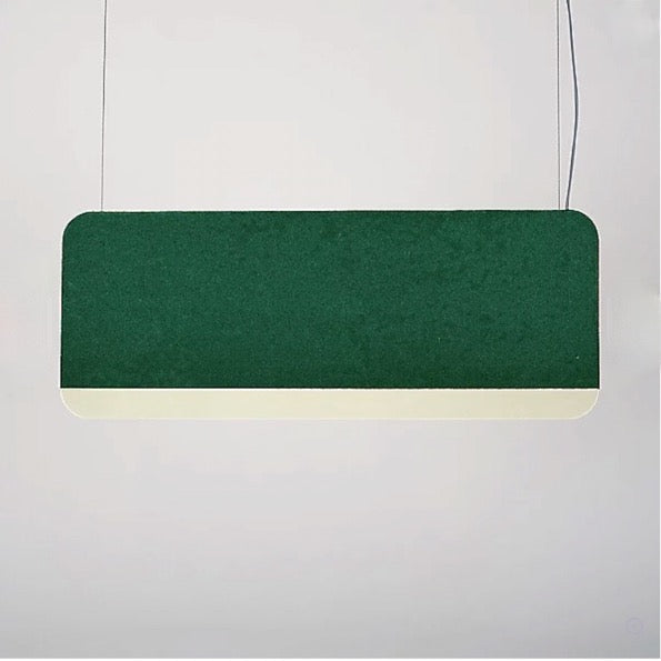 ANDlight | Slab Pendant Light 90 - Wool Felt Fern Green