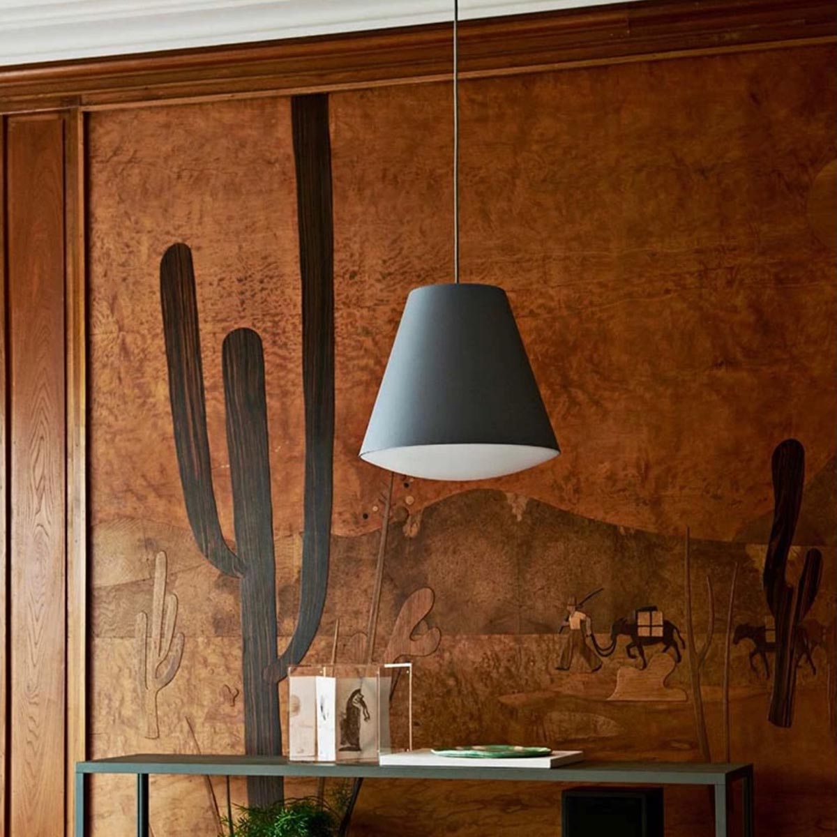 Hay | Sinker Pendant, Large in Grey